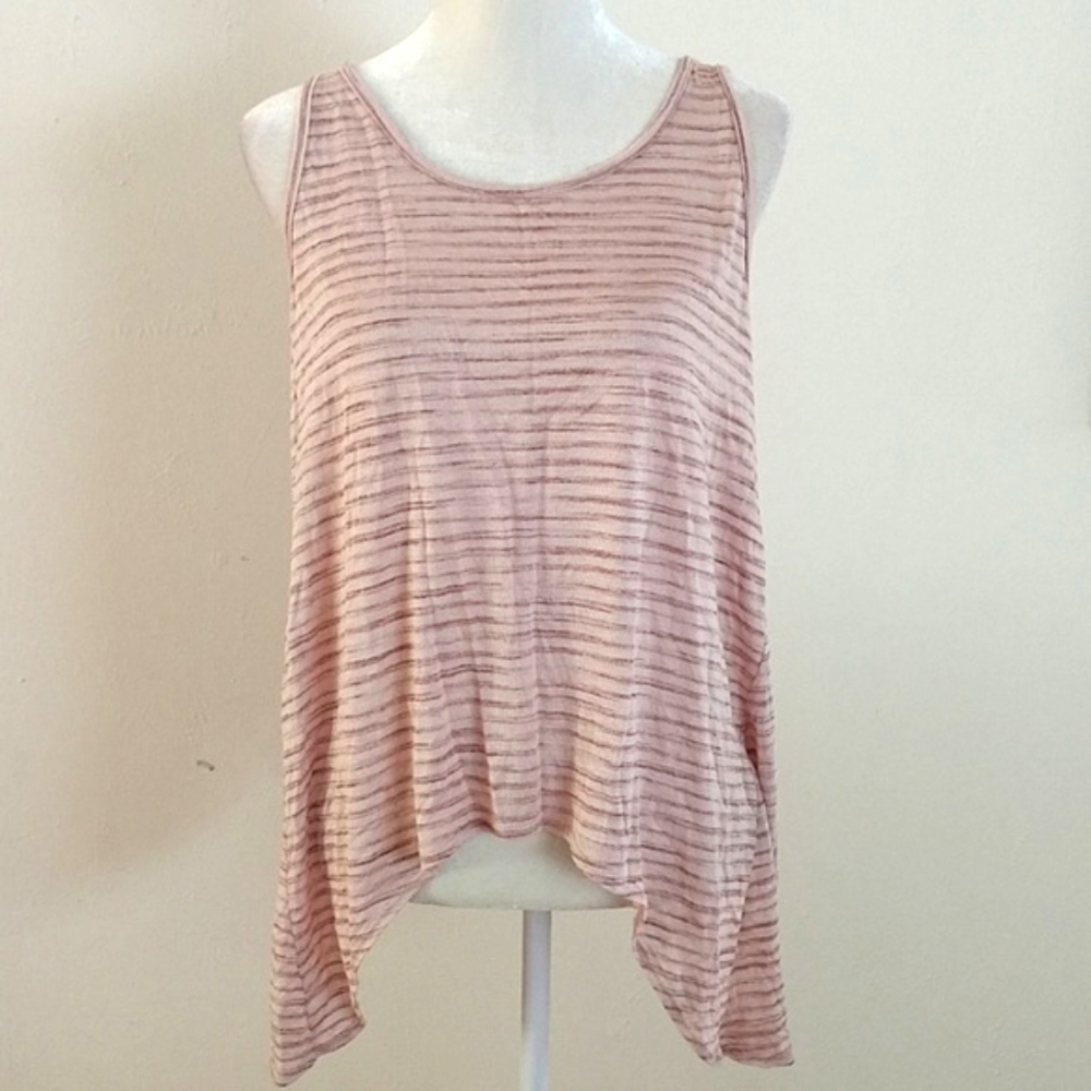 Hummingbird Twist Back Asymmetrical Tank